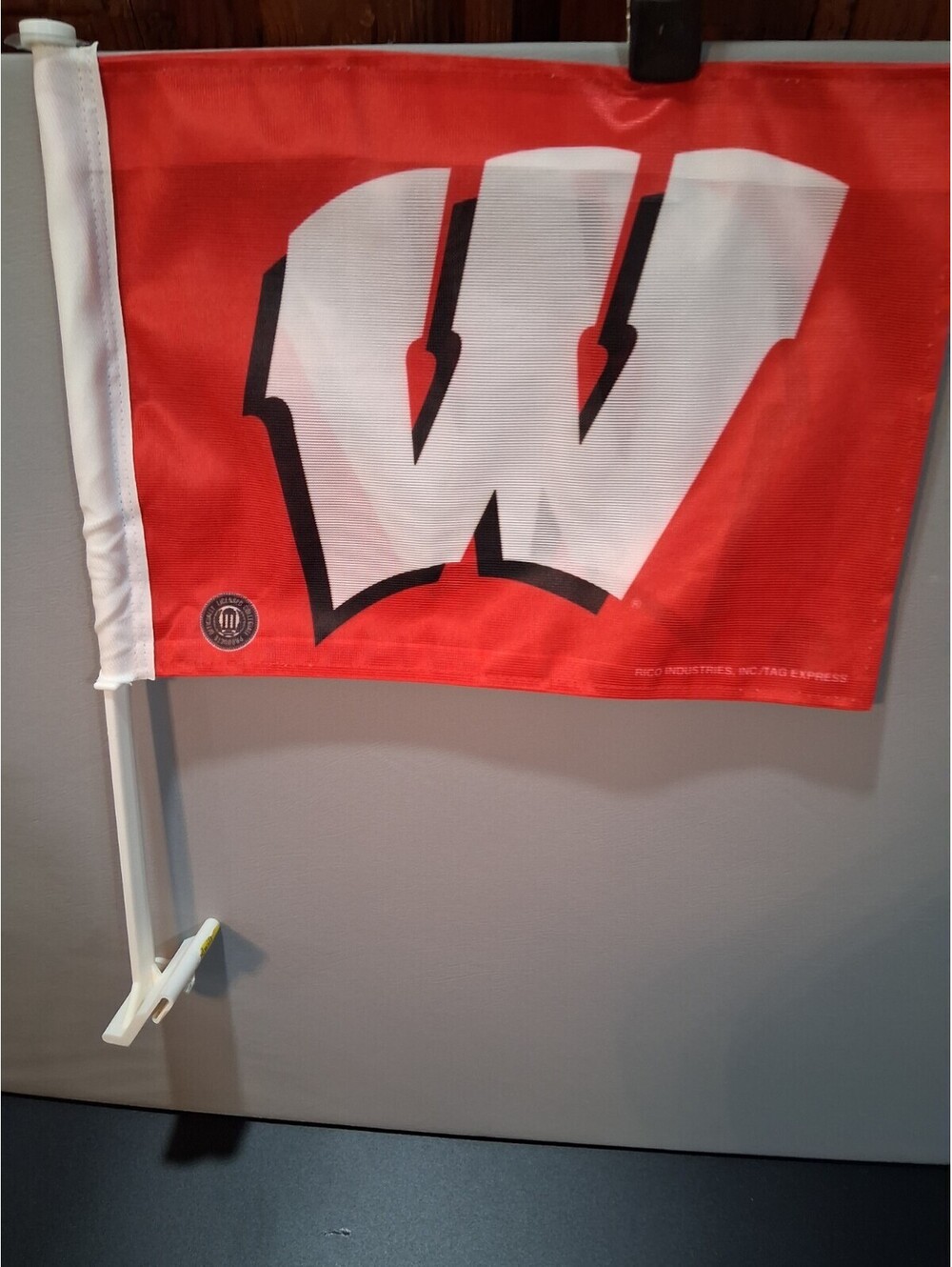 Wisconsin Badgers Flag Double Sided Outdoor Car Flag